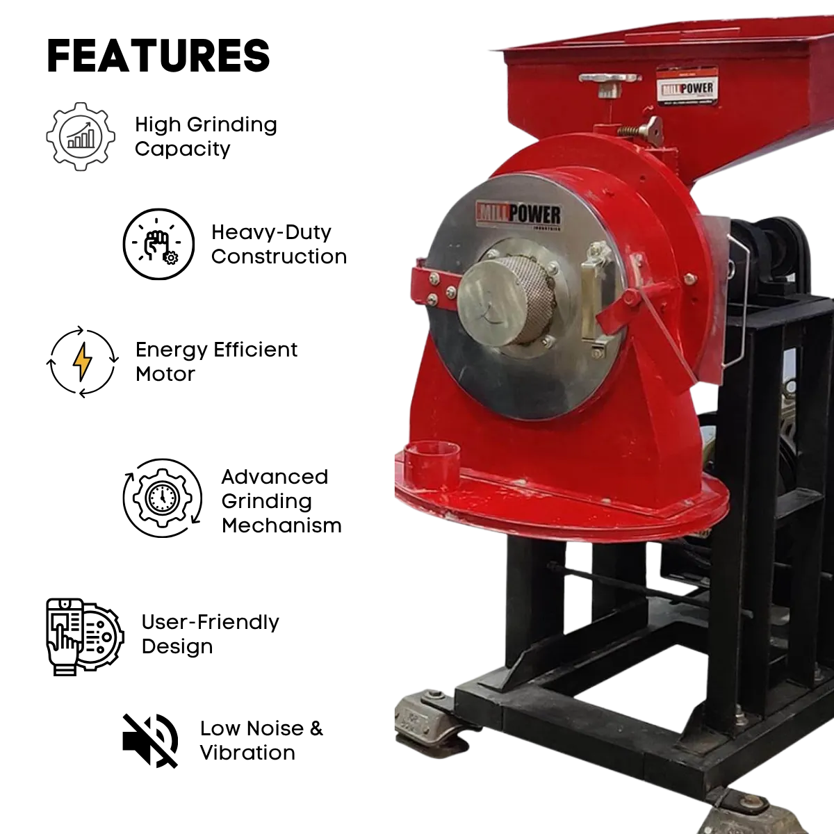 tính năng của máy xay bột atta