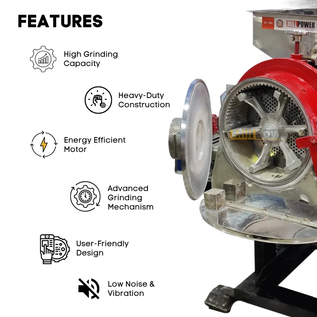giá máy nghiền bột Atta Chakki thương mại PSS